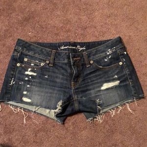 American Eagle Distressed jean shorts never worn